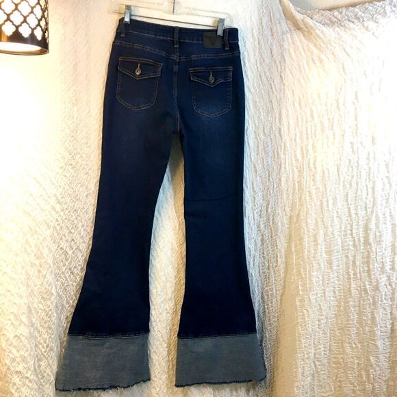 L&B  "Flare" Dark Wash Jeans Size 6 - Picture 2 of 15